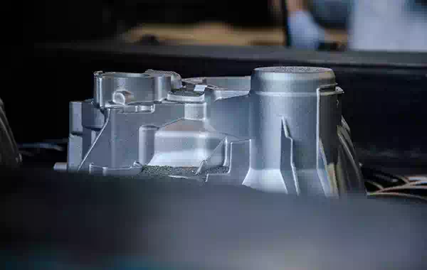 Dettaglio metallo trattato nella sede di Marchesini srl.