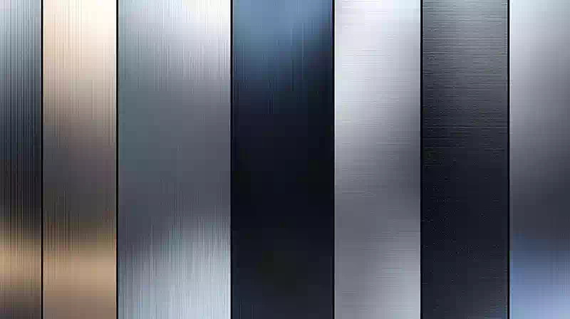 Finiture di diverse tipologie di metalli.